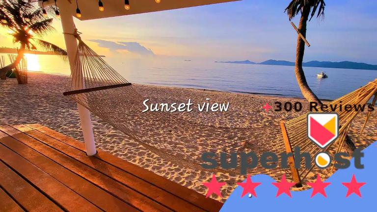 -20 percent OFF! Private BEACH FRONT house Sunset - B&B Ko Samui