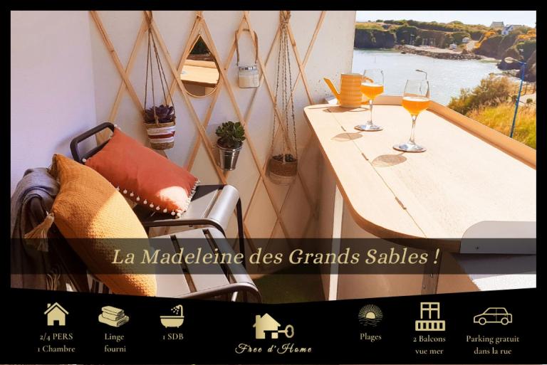LA MADELEINE DES GRANDS SABLES 1- 4 PERS - B&B Le Pouldu