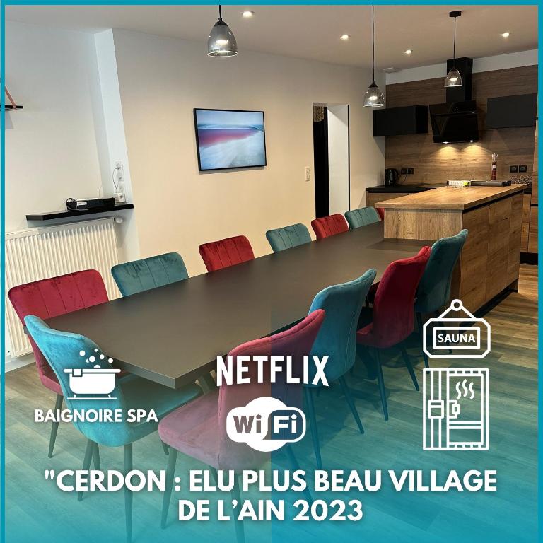 La Marionnade - Maison de village, Sauna, Balnéothérapie, Borne VE - B&B Cerdon