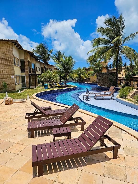 Pipa Paradise Luxuoso apto com Churrasqueira Privativa - Bed and Breakfast Pipa
