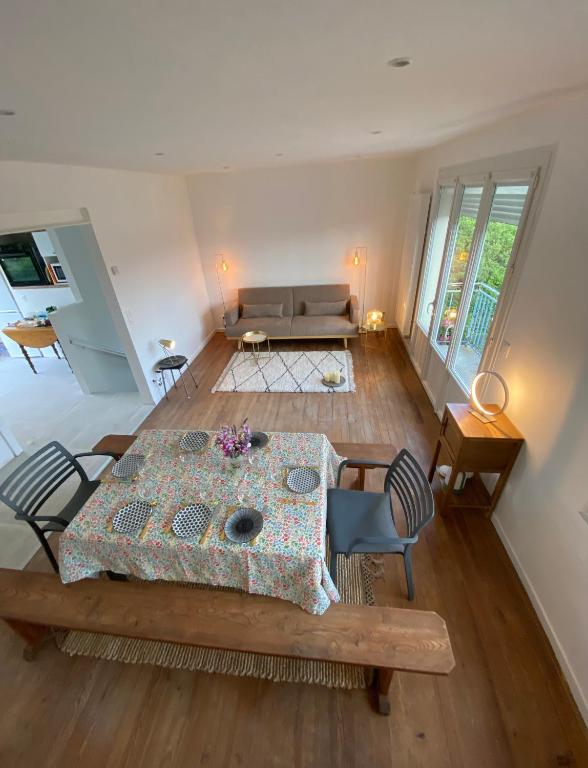 La maison bleue vacance et jardin, la mer à 550 m - Ferienwohnung Blainville-sur-Mer