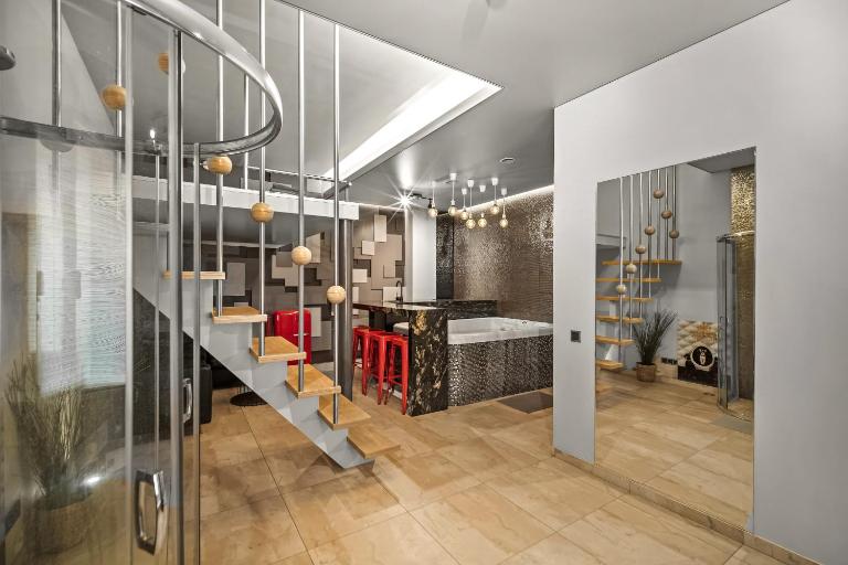 Secret Lounge - Cozy Studio with Sauna and Jacuzzi - Ferienwohnung Vilnius