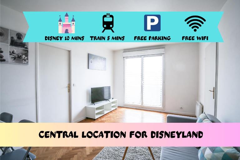 Sweet Home Disneyland Paris - Cosy Apartment WiFi - B&B Bussy-Saint-Georges
