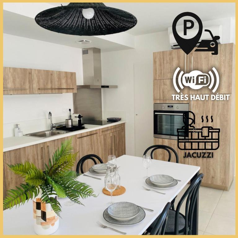 Le Viagio Superbe appartement avec jacuzzi - B&B Sarlat-la-Canéda