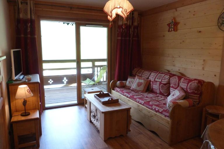 Appartement cosy, 5 personnes, 1 chambre, 1 coin montagne - ECRINI06 - B&B Beaufort