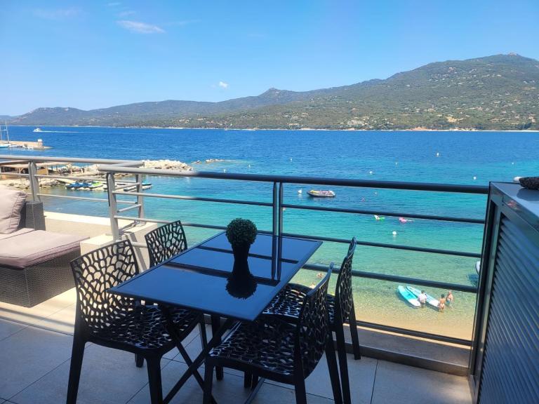Appartement T2 terrasse vue mer à 180 - Bed and Breakfast Propriano