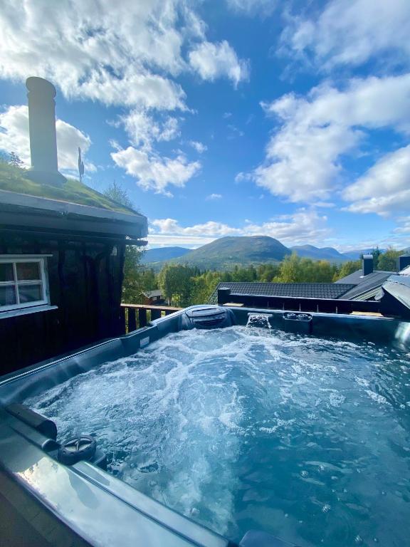 Three bedroom holiday house with jacuzzi in Bjorli , pets allowed - B&B Bjorli