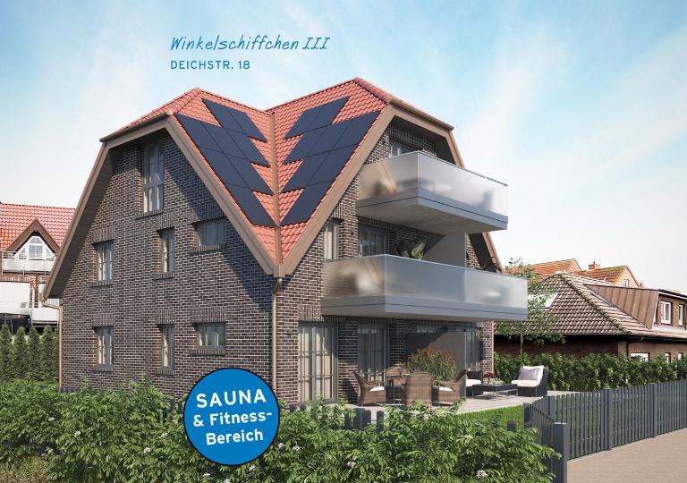 Winkelschiffchen III mit Sauna - Bed and Breakfast Juist