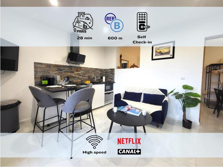 Le Bellevue - Beaux appartements avec vue splendide - Ferienwohnung Palaiseau