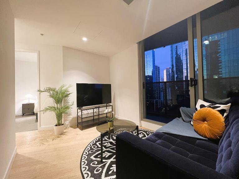 2BR 2 BATH, Balcony, City View, Southbank - Chambres d'hôtes Melbourne