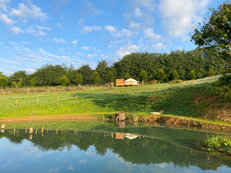 Bracken Yurt at Walnut Farm Glamping - B&B Netherbury