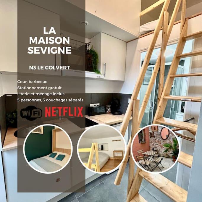 N3 Le Colvert - La Maison Sévigné Appart Hôtel - B&B Béthune