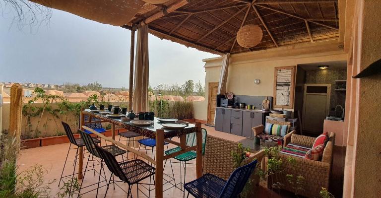 Triplex & Rooftop Maison Mamdy - B&B Marrakech