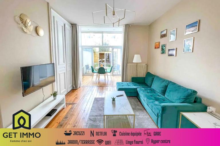 SPA - 4 Pers - NETFLIX - Gare - Parking - Ferienwohnung Amiens