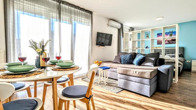 Blue Lagoon-City Center Apartments & Private Parking-apartmani-nsmilos - B&B Novi Sad
