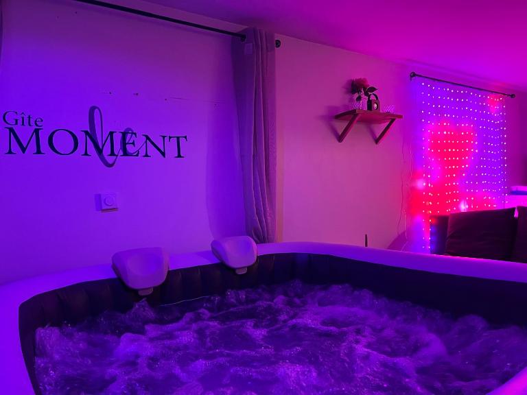 Gîte romantique avec jacuzzi privatif ambiance loveroom - Bed and Breakfast Chouzy-sur-Cisse