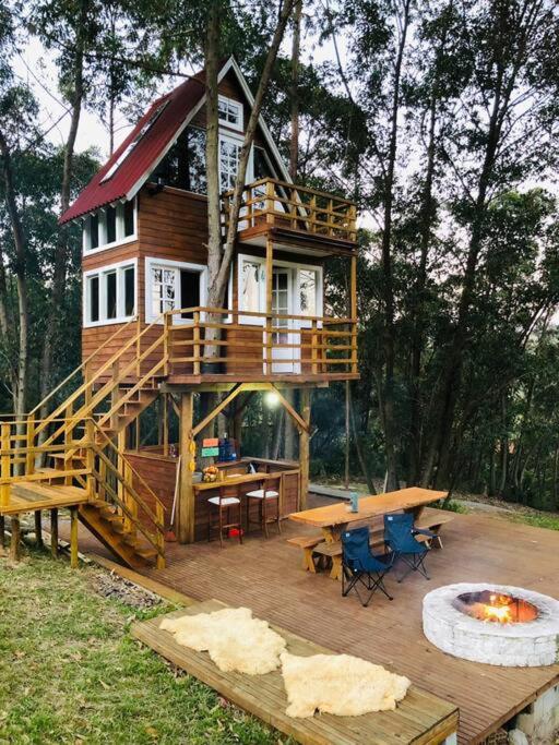 Casa na árvore perto da praia - Chambres d'hôtes Imaruí