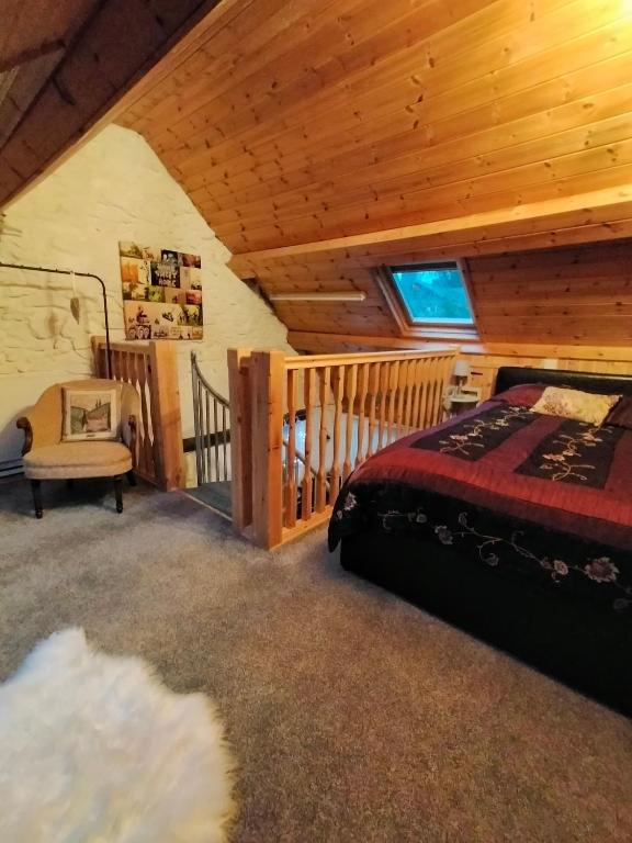 Yr Hen Efail - Quirky Old Smithy cottage near forest walks, cycling & lakes - Bed and Breakfast Garthbeibio