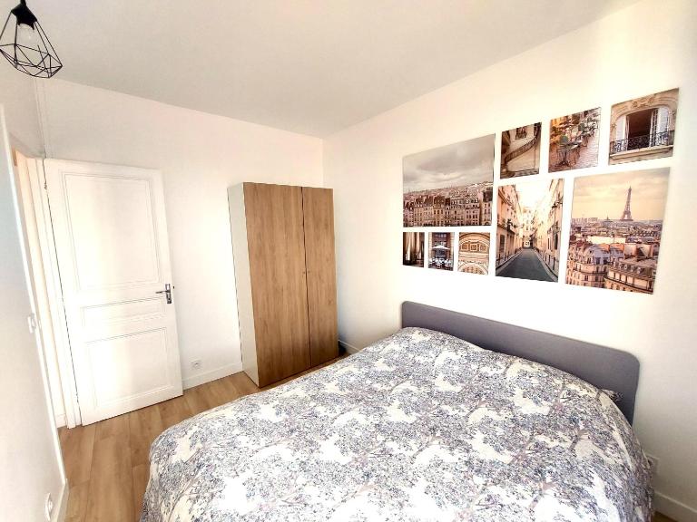 Superbe 2 pièces rénové et calme - Bed and Breakfast Aubervilliers