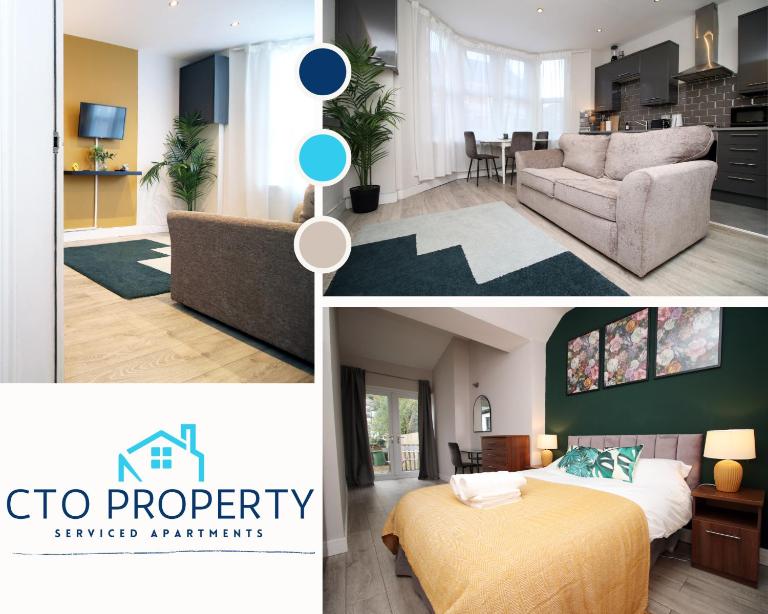 NEW 1 Bed Flat next to Roath Park w/Street Parking - B&B Cardiff