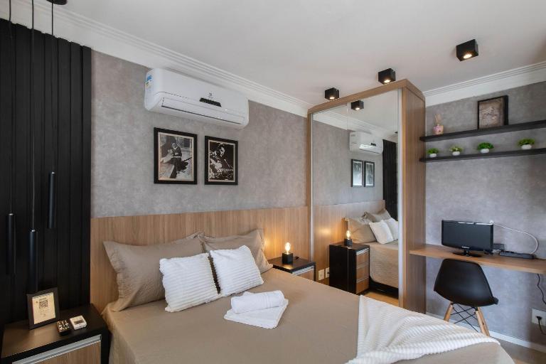 Apartamento completo com vaga, a 9 km do Aeroporto, próximo a mercado e shopping, piscina na cobertura e perto dos principais pontos da cidade - Ferienwohnung Guarulhos