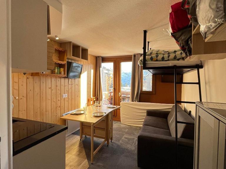 Studio rénové au centre d'Avoriaz, 3 à 4 pers, balcon exposé sud - FR-1-633-62 - Ferienwohnung Morzine