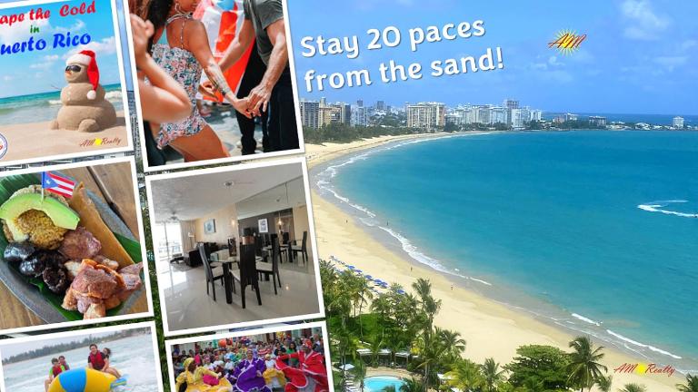 2BR Condo at Isla Verde Beach - Bed and Breakfast San Juan