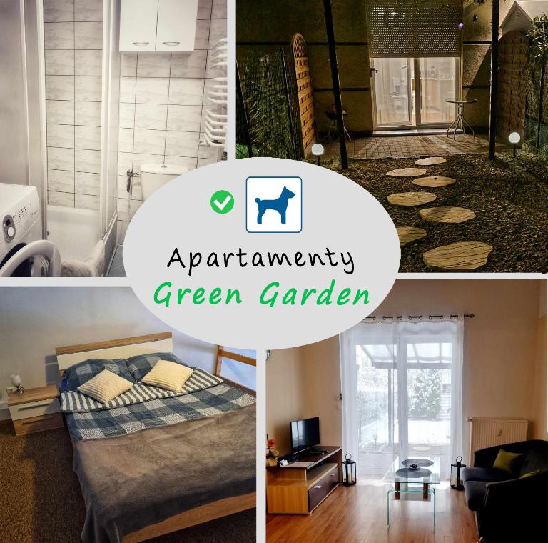 Apartamenty Green Garden z ogrodem i przyjazne dla zwierząt, Racibórz - Ferienwohnung Ratibor