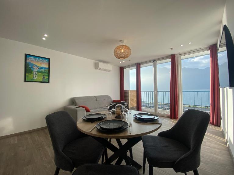 L'ÉTOILE AZ - vue lac - Sauna privé - Ferienwohnung Tresserve