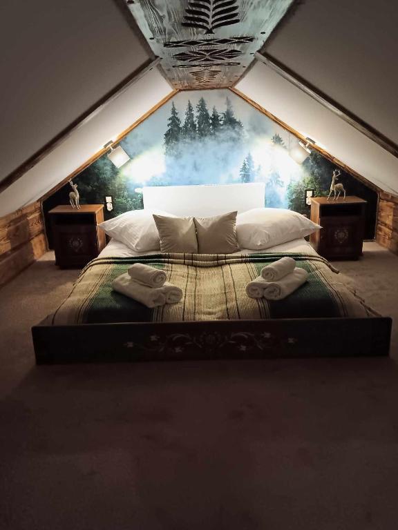 Apartament Góralski Duet 8-osobowy - dwupoziomowy apartament na wyłączność - B&B Bukowina Tatrzańska