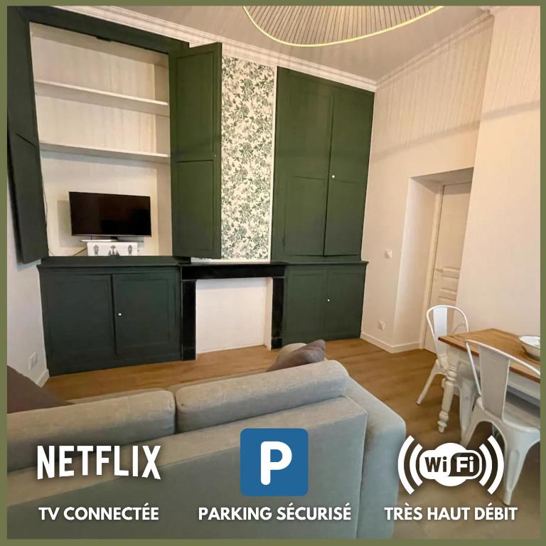 ღ Lys Vert - Situé au cœur de Douai & Parking privé - B&B Douai