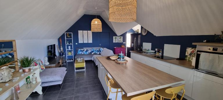 Confort et spacieux à 2 pas du lagon, T3 avec 2 chambres, 2 SDB et 2 terrasses - B&B Saint-Leu