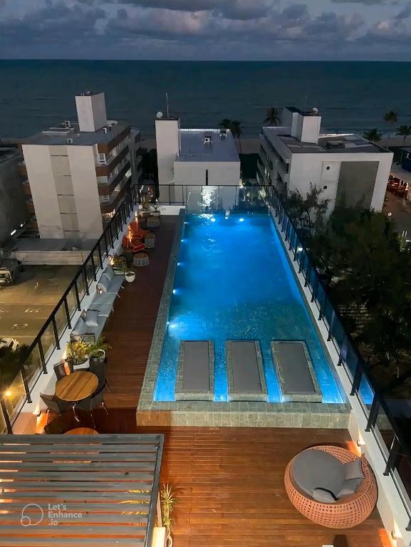Flat João Pessoa Frente Mar - Banheira - Jacuzzi Privativa - B&B João Pessoa