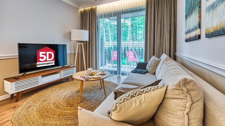 Rezydencja Niechorze 125 z Ogródkiem, Basenem, Sauną, Jacuzzi, przy samej PLAŻY - 5D Apartamenty - Ferienwohnung Niechorze