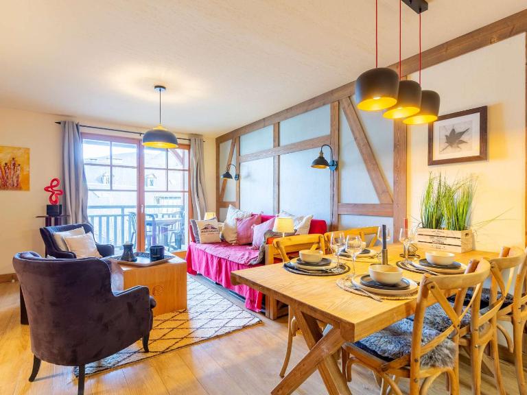 Appartement Duplex 8 pers. avec Piscine et Sauna au Centre-ville - FR-1-296-489 - Ferienwohnung Saint-Lary-Soulan
