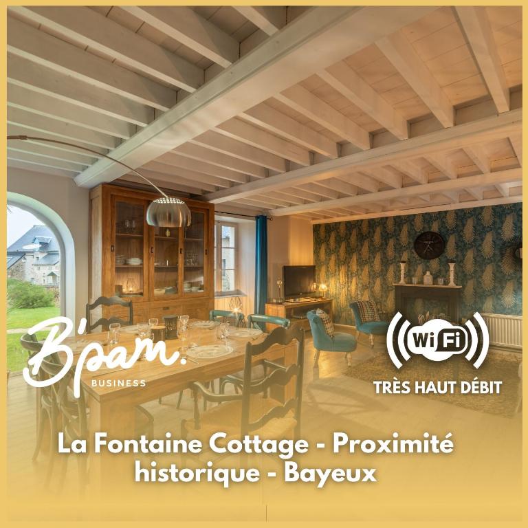 La Fontaine Cottage - Proximité historique - Bayeux - B&B Saint-Loup-Hors
