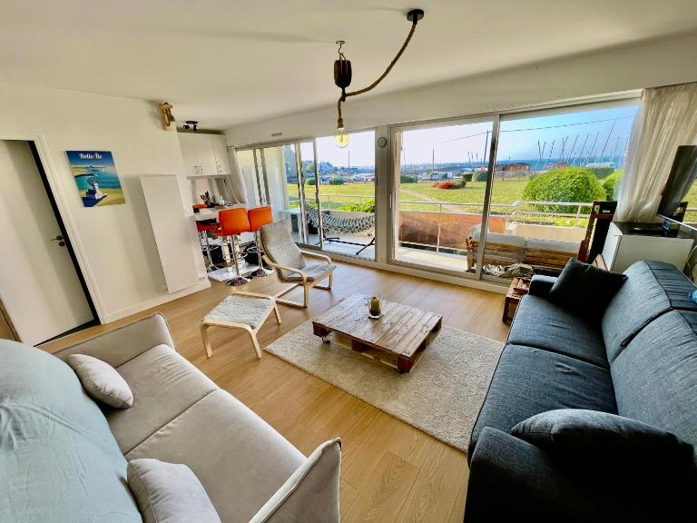 Superb studio facing the sea with large terrace - Bed and Breakfast Quiberon