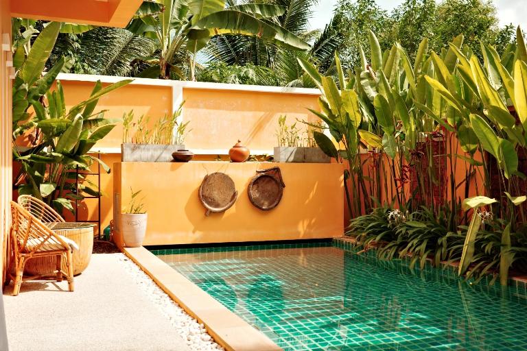 The Orange Villa Near Beach 時尚家庭別墅提供免費接送服務 - Chambres d'hôtes Ban Kamala