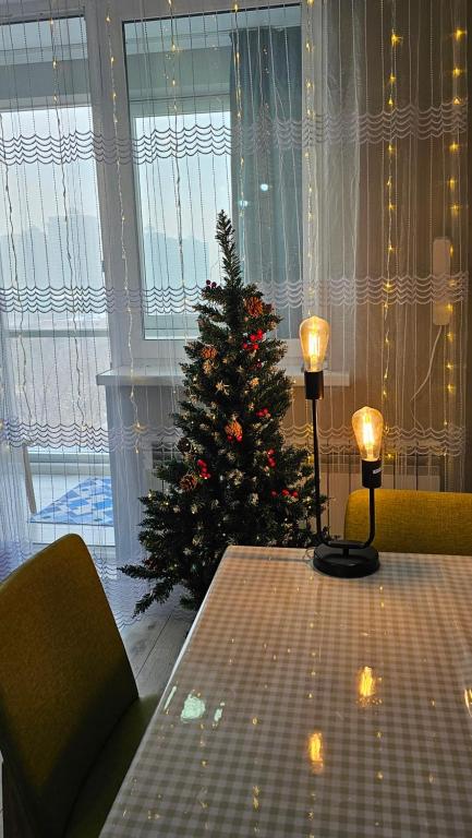 Апартамент с красивым балконом 10 - B&B Almatý