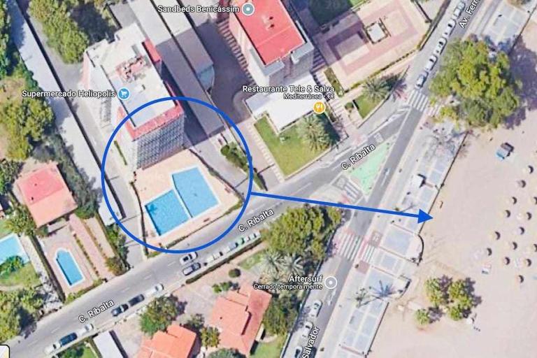 Apto moderno con piscina en 1ª línea de playa - Ferienwohnung Benicàssim