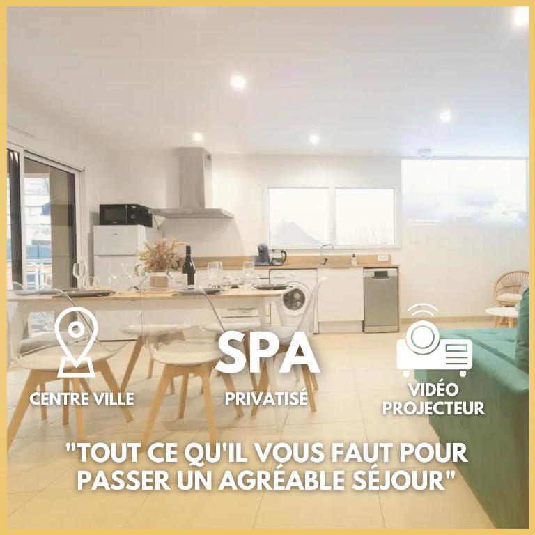 Appart Hôtel La Gacilly-centre ville-SPA-parking - Chambres d'hôtes La Gacilly