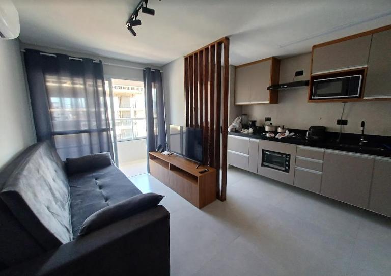 Apartamento a 200m da praia! - Ferienwohnung Praia Grande