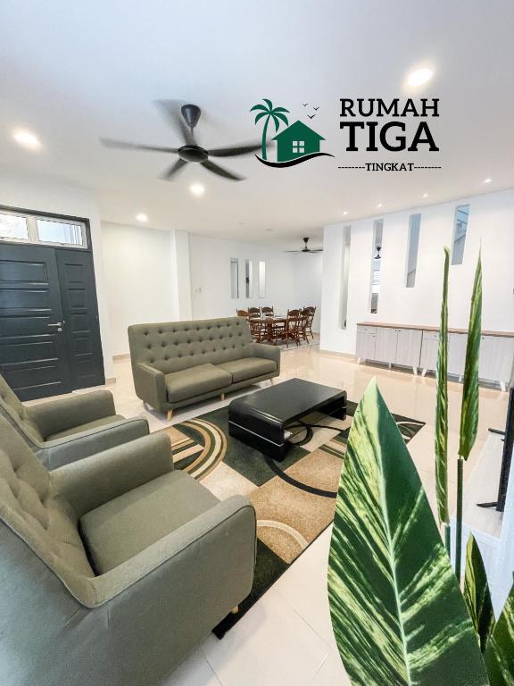 Rumah Tiga Tingkat 6BR4B Full Home SPACIOUS Kuantan - B&B Kuantan