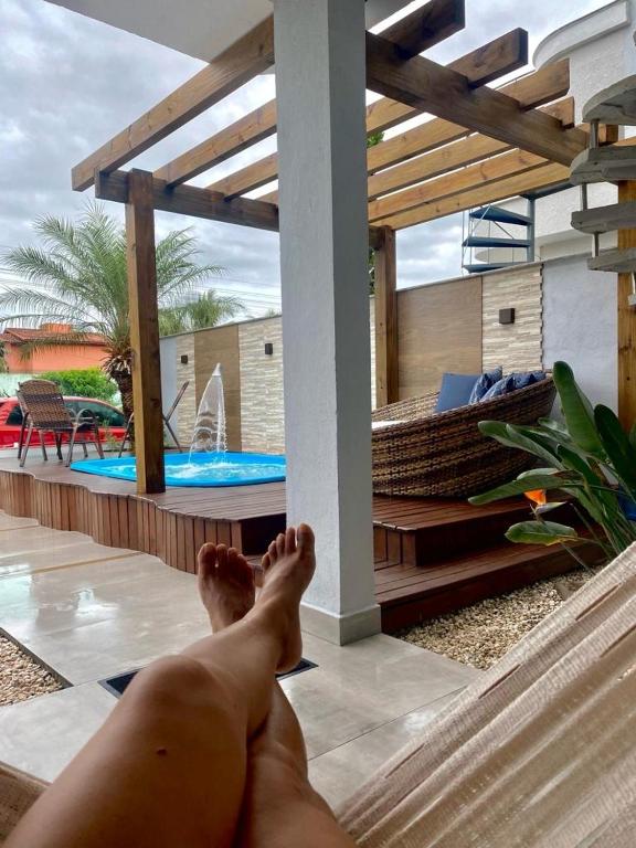 Casa com piscina - Ferienwohnung Bombinhas