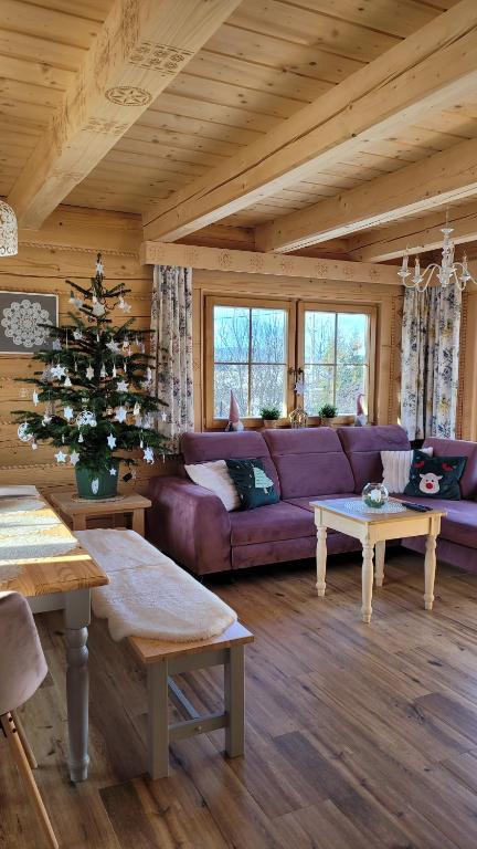 Górskie Przysiółki w Koniakowie - Dom z bala KORONKA - B&B Koniaków