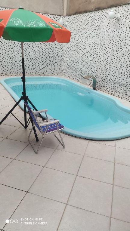 Piscina e área para churrasco - Ferienwohnung Vila Velha