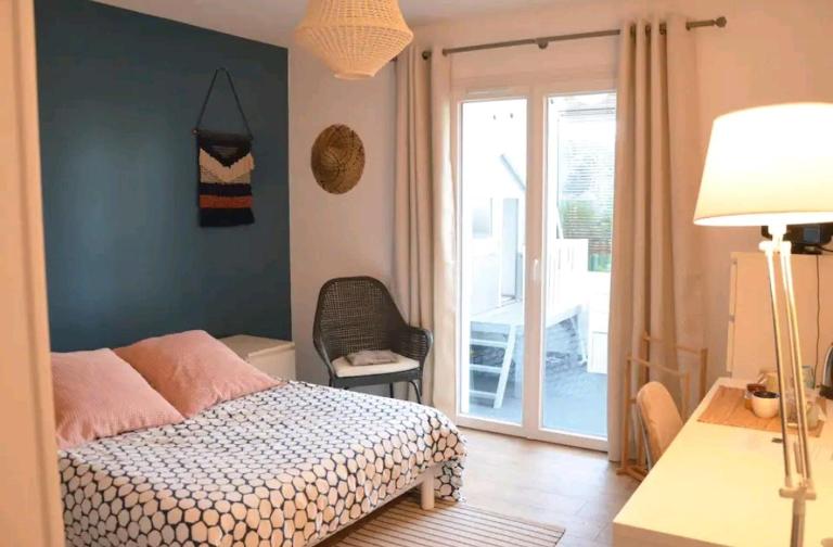 Chambre indépendante - WC et SDB privatifs - B&B Le Pellerin