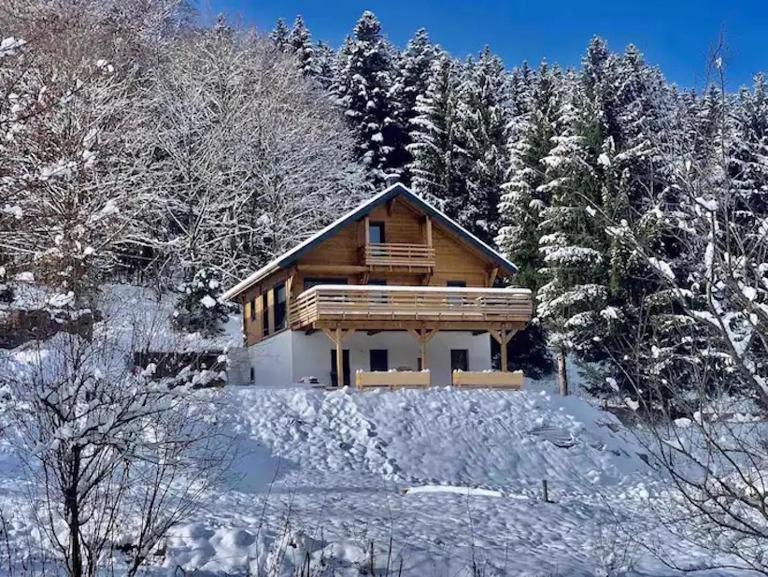 CHALET LES 2 MARMOTTES 4 étoiles Bain nordique, Pétanque - B&B Gerbépal