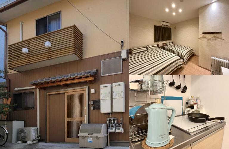 四海一家(101) 日本一戸建 【天下茶屋から徒歩8分】最大5名宿泊可能 - B&B Osaka