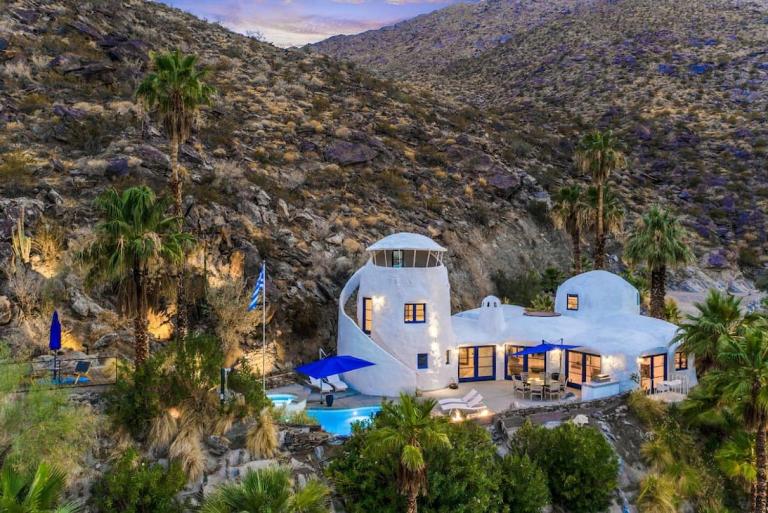 Santorini House Panoramic Palm Springs Views - Bed and Breakfast Palm Springs